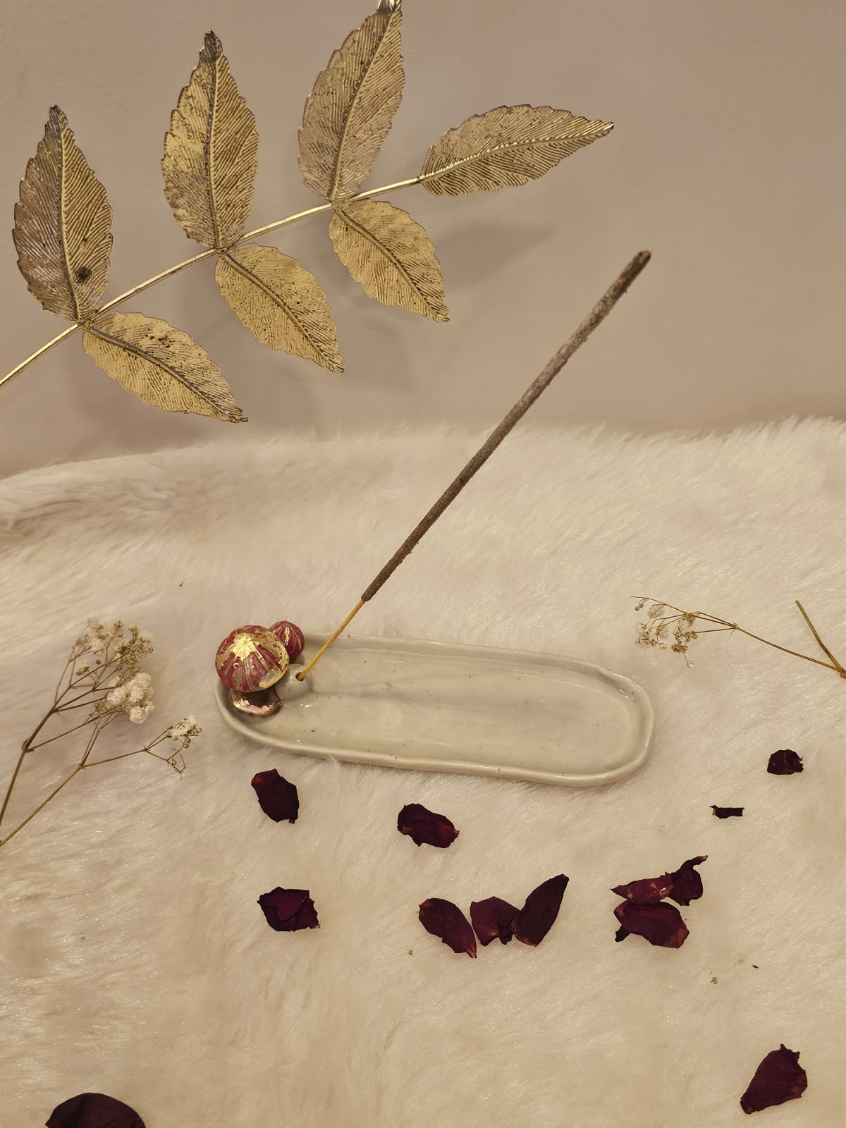 Cute Mushroom Incense plate