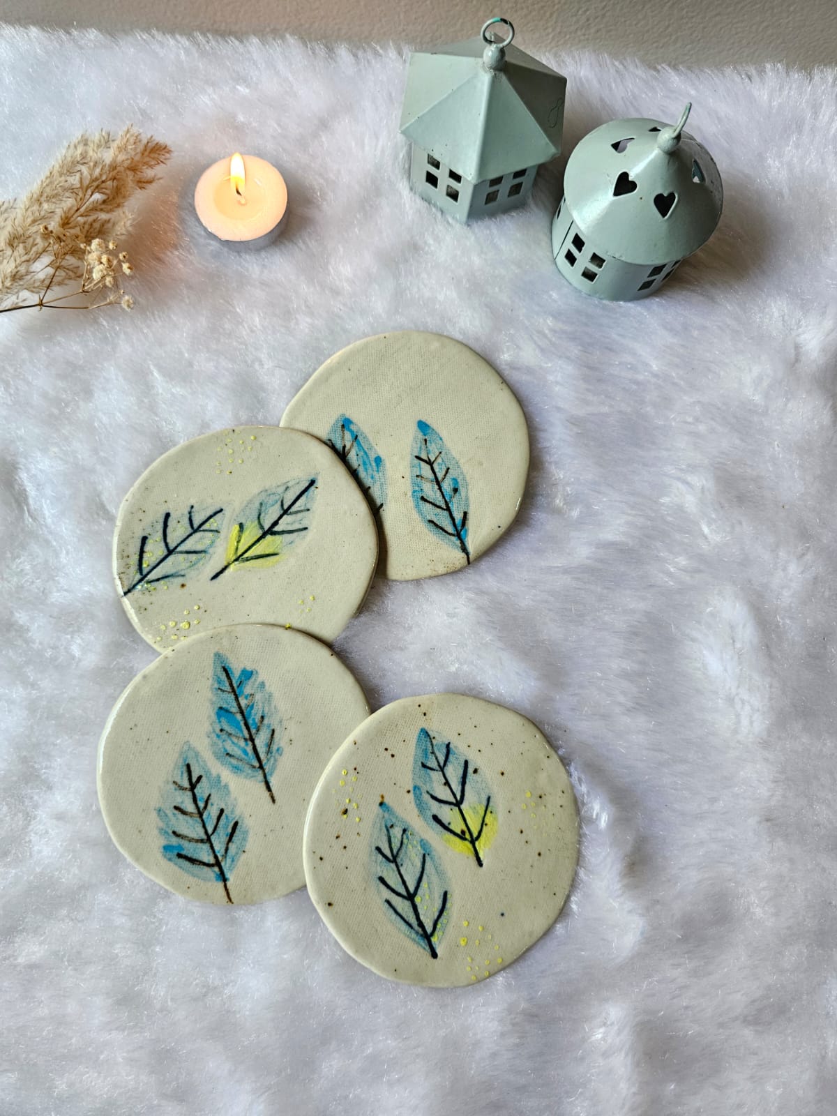Natural Leaf Coaster