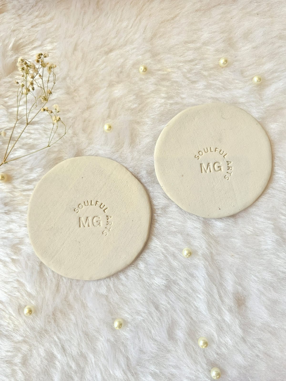 Blue Leaf Coaster