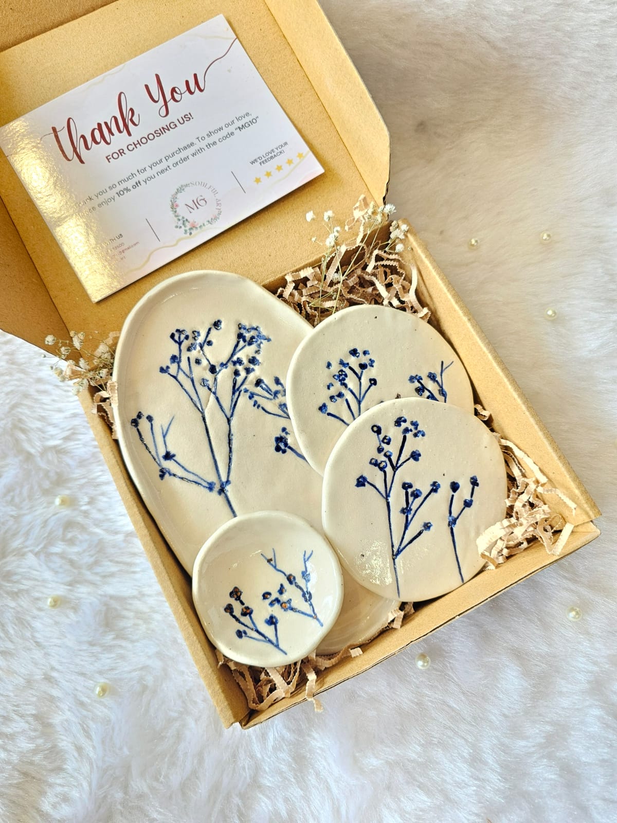 Floral Serving Platter