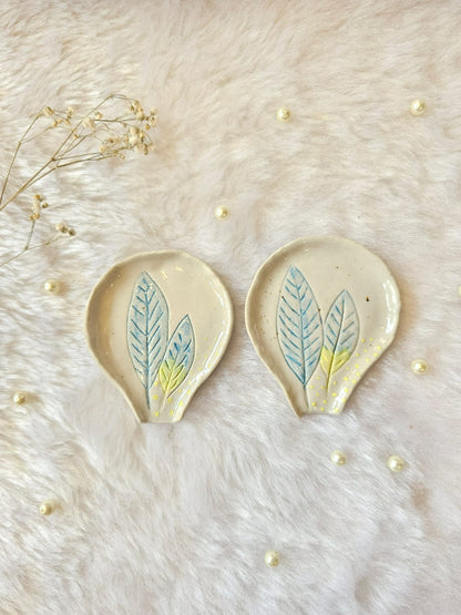 Leafy Tea/ Spoon Rest
