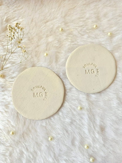 Blue Leaf Coaster