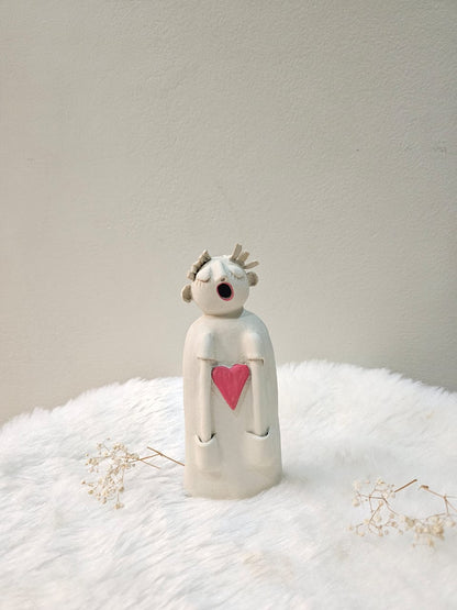 Huggle Bun and Flower vase