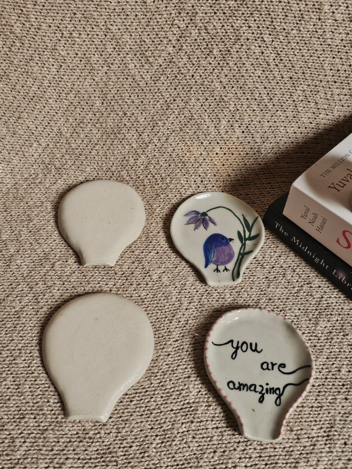 singing Bird Spoon rest/ Tea Bag Holder