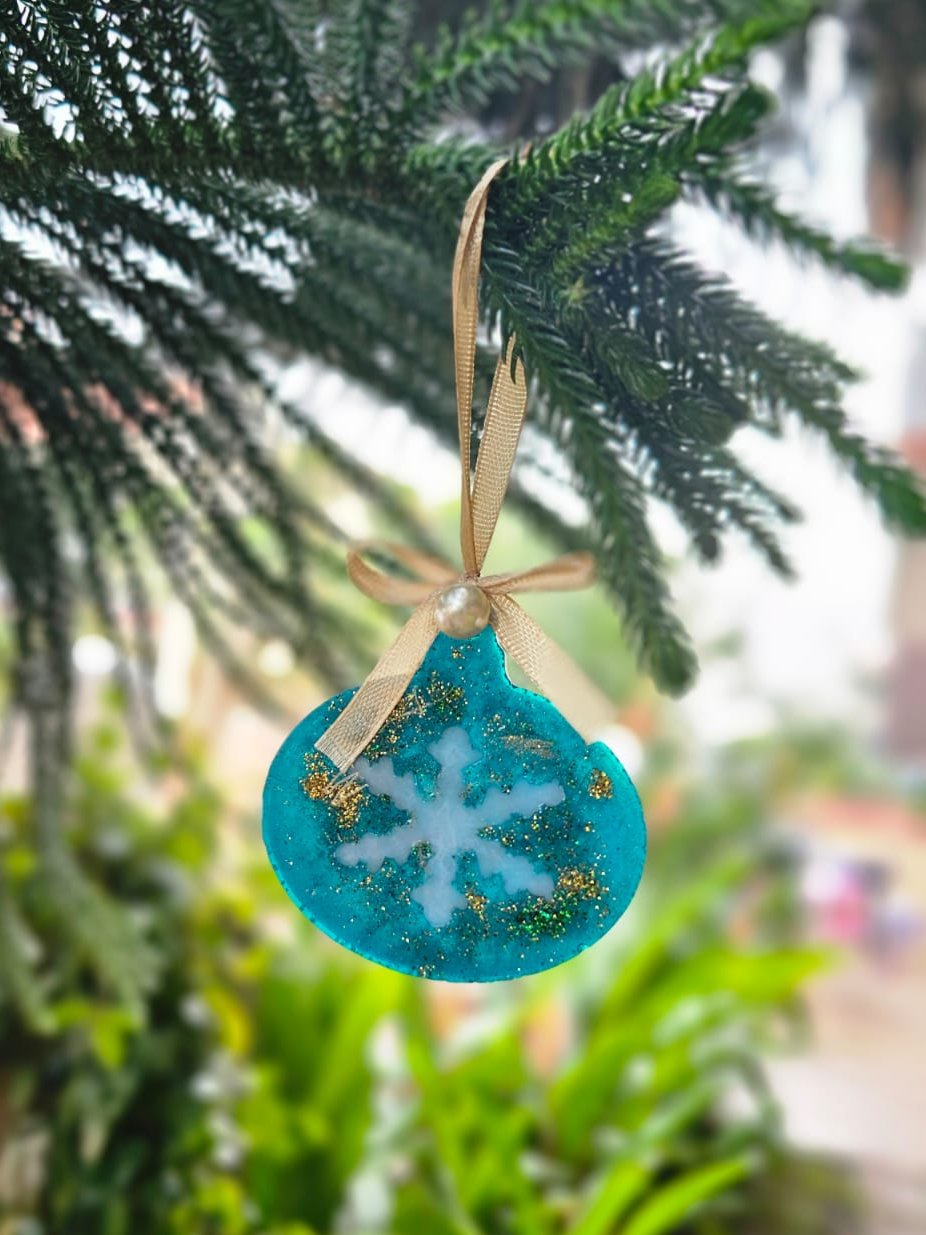 Ornaments with snowflakes