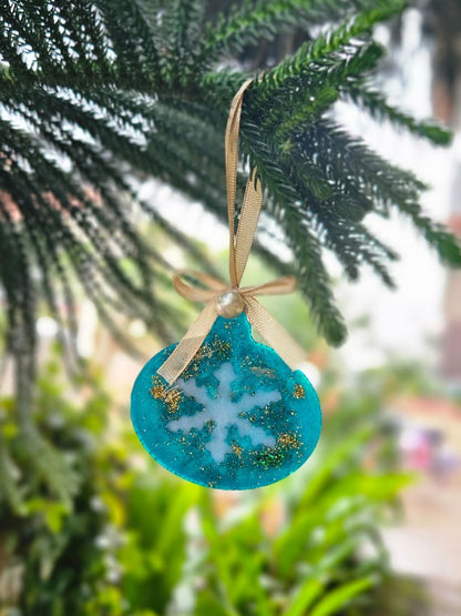 Ornaments with snowflakes