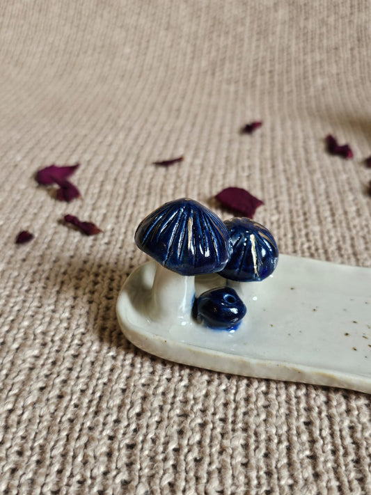 Indulge In Peace Mushroom Incense Plate
