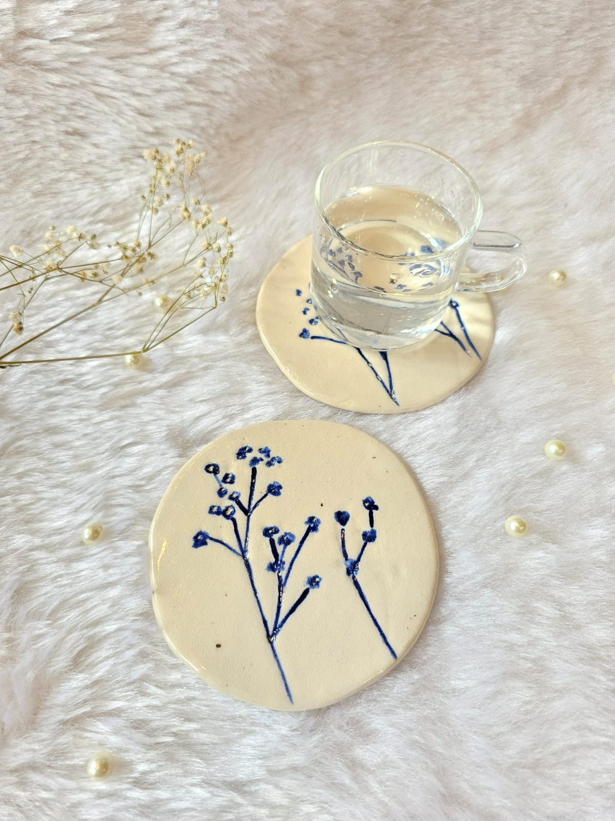 Floral Serving Platter