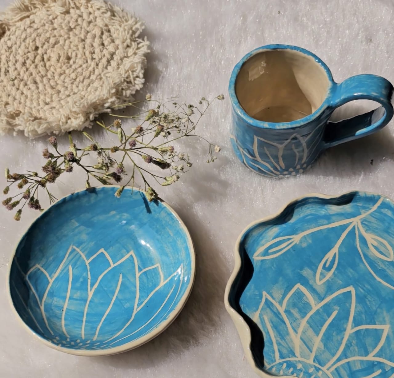 Floral Breakfast Set